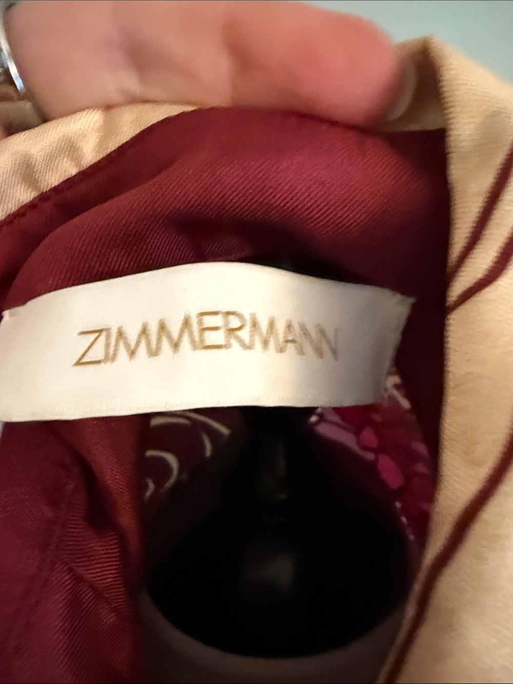 Zimmermann Concert Print Blouson Silk Button Down - Picture 3 of 7